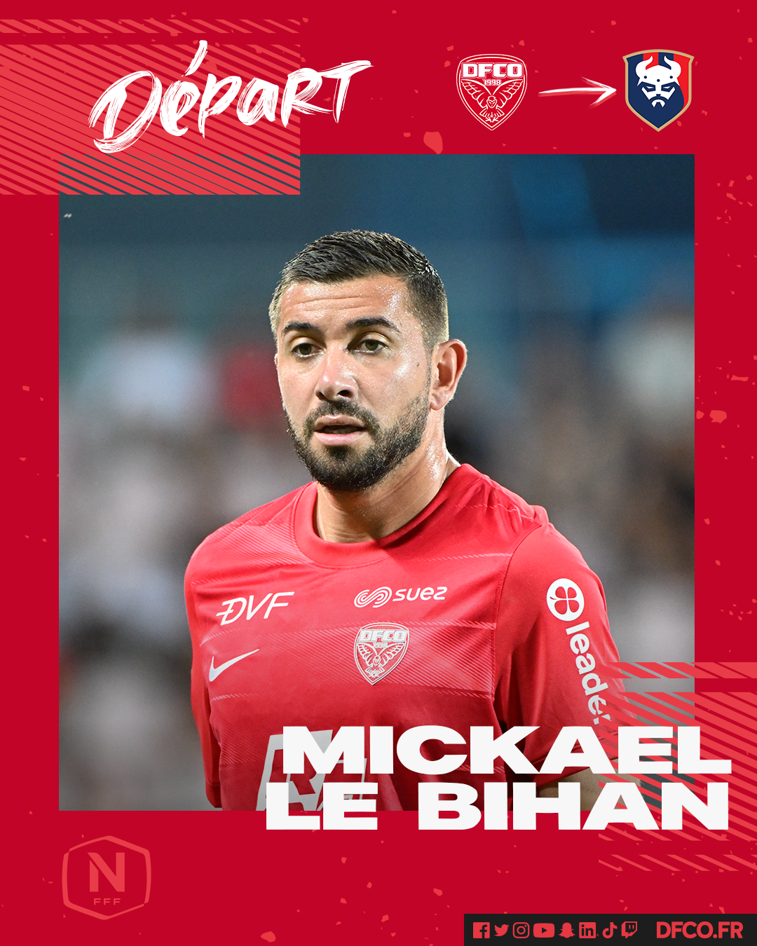 Mickaël Le Bihan rejoint le SM Caen